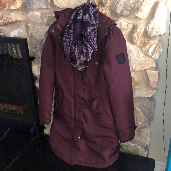 Vero Moda Winter Parka - XS - Deep Berry - Picture 1 of 5